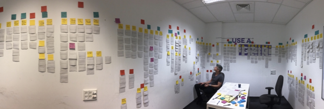 Creating an affinity wall for use in the workshop